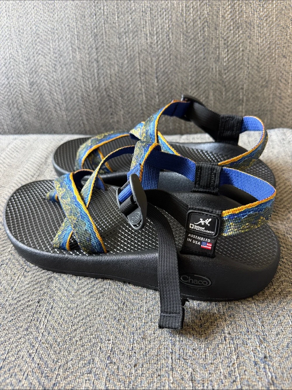 Chaco Z2 National Park Smoky Mountains Sandals Smoky Sunrise Mens Size 9